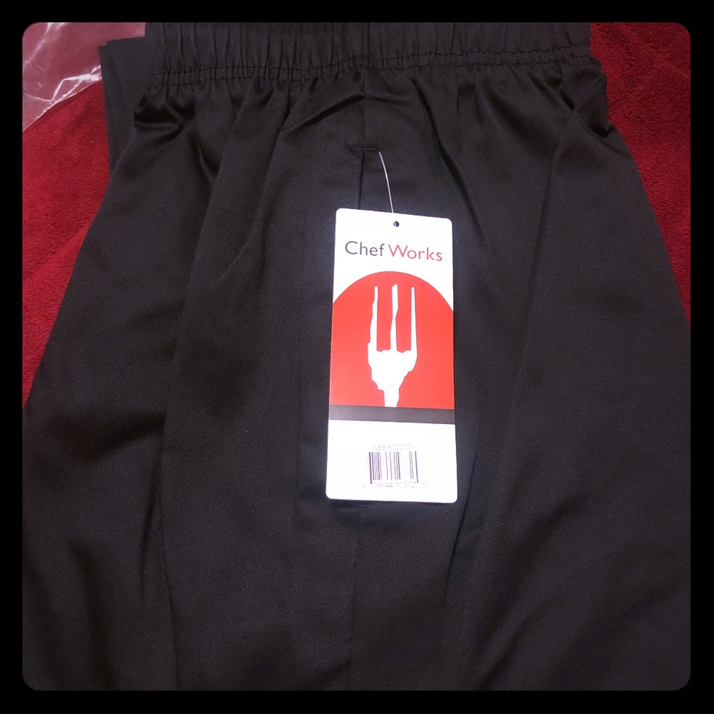 ChefWorks black pants -New with tag